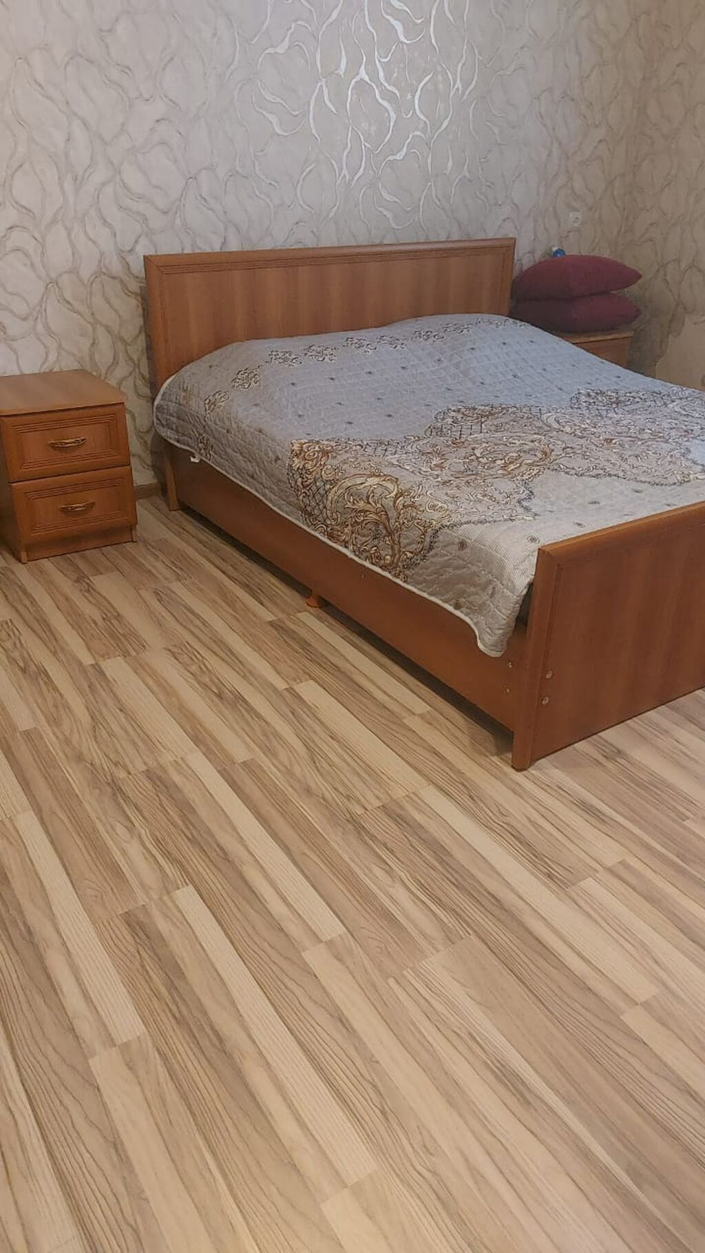 Yataq otağı mebel dəsti - Material: taxta teksturalı MDF/laminat — Mebel, Saray