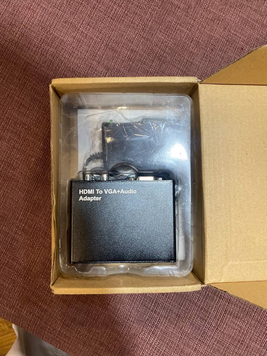 HDMI To VGA + Audio Adapter – Səs Dəstəkli HDMI-dan VGA-ya çevirici — Elektronika, Bakı (2)