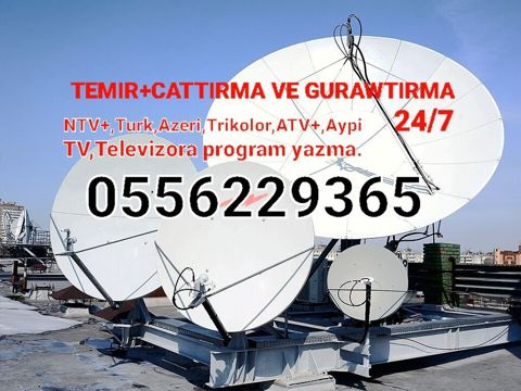 Peyk antenasının quraşdırılması, təmiri və tənzimlənməsi — 24/7