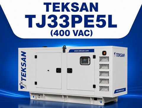 TEKSAN TJ33PE5L - 33 kVA dizel generator