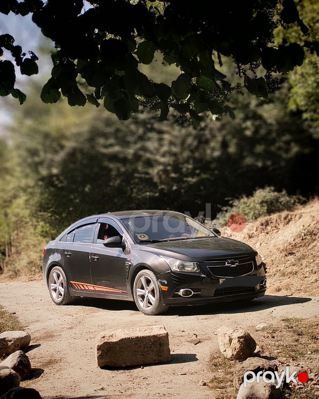 Chevrolet Cruze sedan - Kuzov: qara rəng, aerodinamik body-kit və — Avtomobillər, Sumqayıt (2)