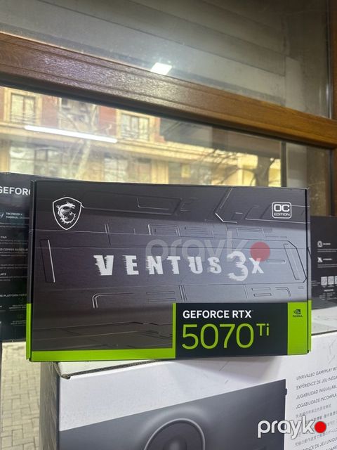 Video kart "MSI Ventus 3X GeForce RTX 5070Ti 16GB” — Bakı