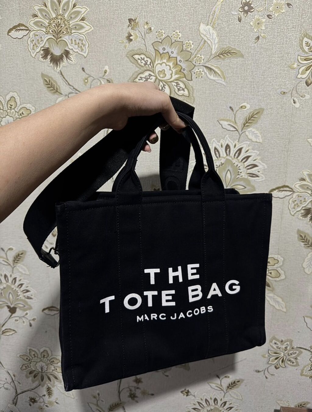 Marc Jacobs Tote Bag, qara rəng, medium - 1
