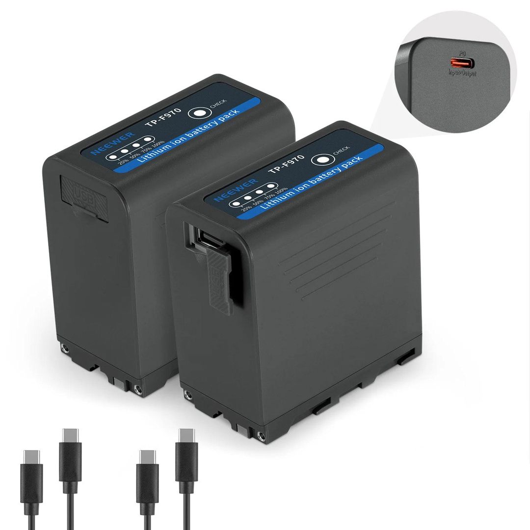 Neewer NP-F970 7800 mAh ikili batareya — Elektronika, Bakı