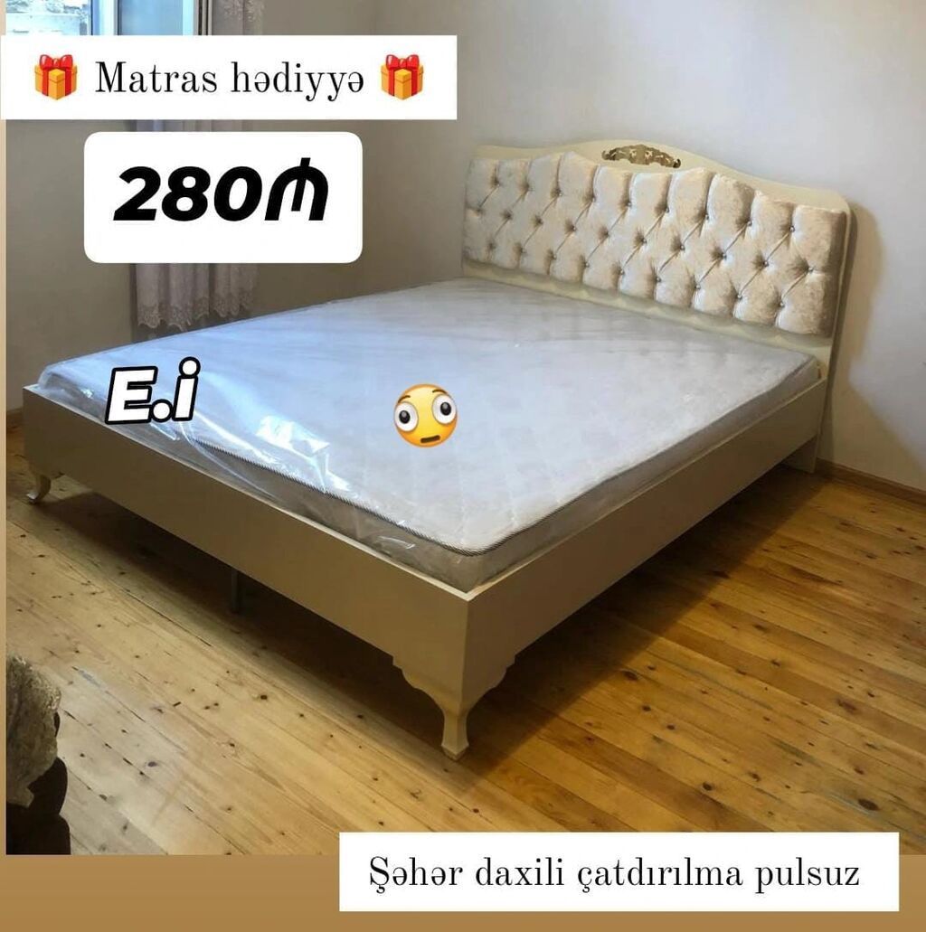 Çarpayı və taxt modelləri - Tək nəfərlik çarpayı – 150₼ • Sadə və — Mebel, Bakı (2)