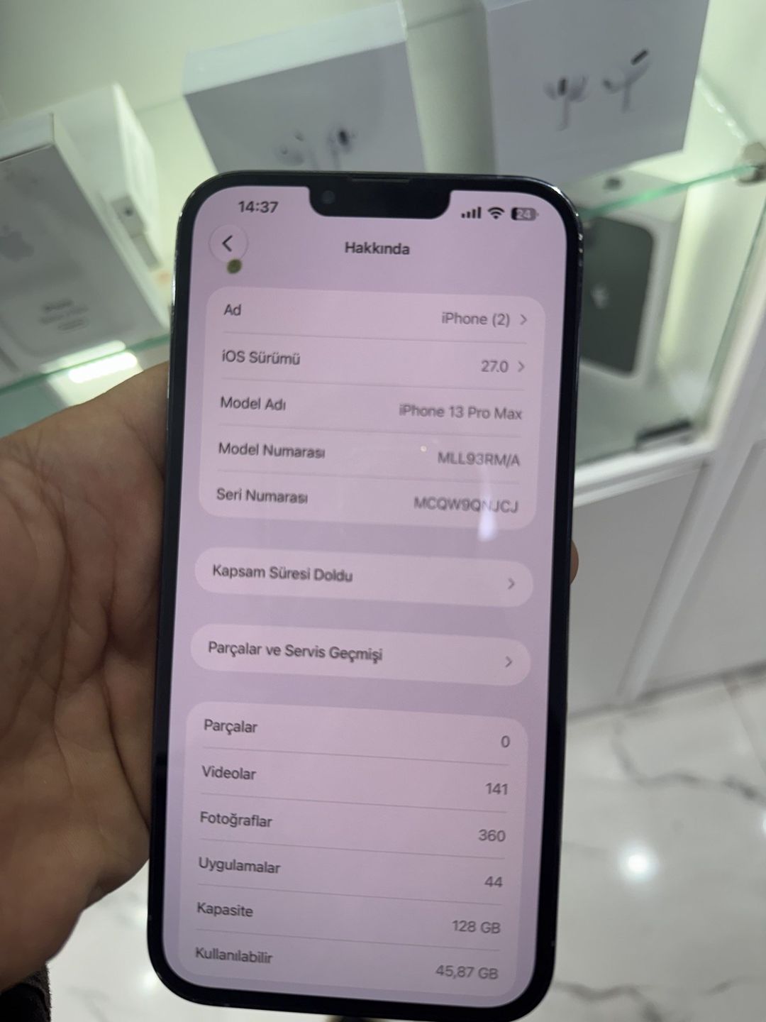 Apple iPhone 13 Pro Max Sierra Blue 128GB/6GB — Smartfonlar, Bakı (2)