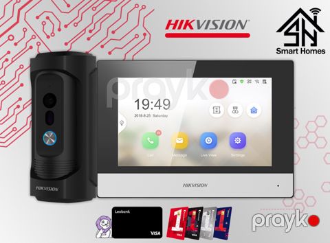 Hikvision 7 düymlük antivandal domofon dəsti — Bakı