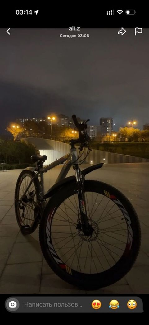 Dağ/şəhər tipli velosiped - 27.5” təkərlər, qalın protektor — şəhər