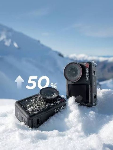 DJI Action 3 aksion kamerası - Genişbucaqlı linza və yüksək