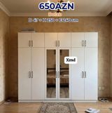 Ağ rəngli böyük yataq otağı dolabı Ölçülər: Dərinlik 47 sm × — Goods