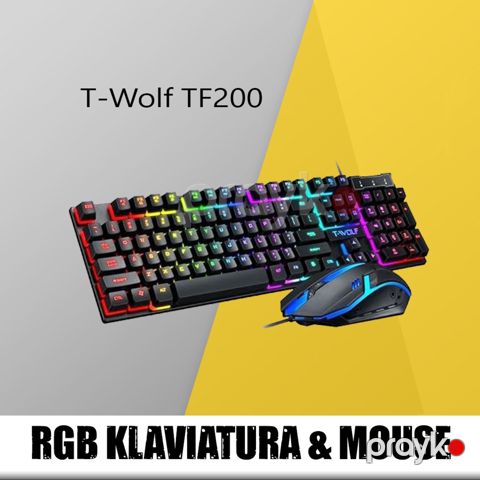 RGB klaviatura T-Wolf TF200 — Bakı