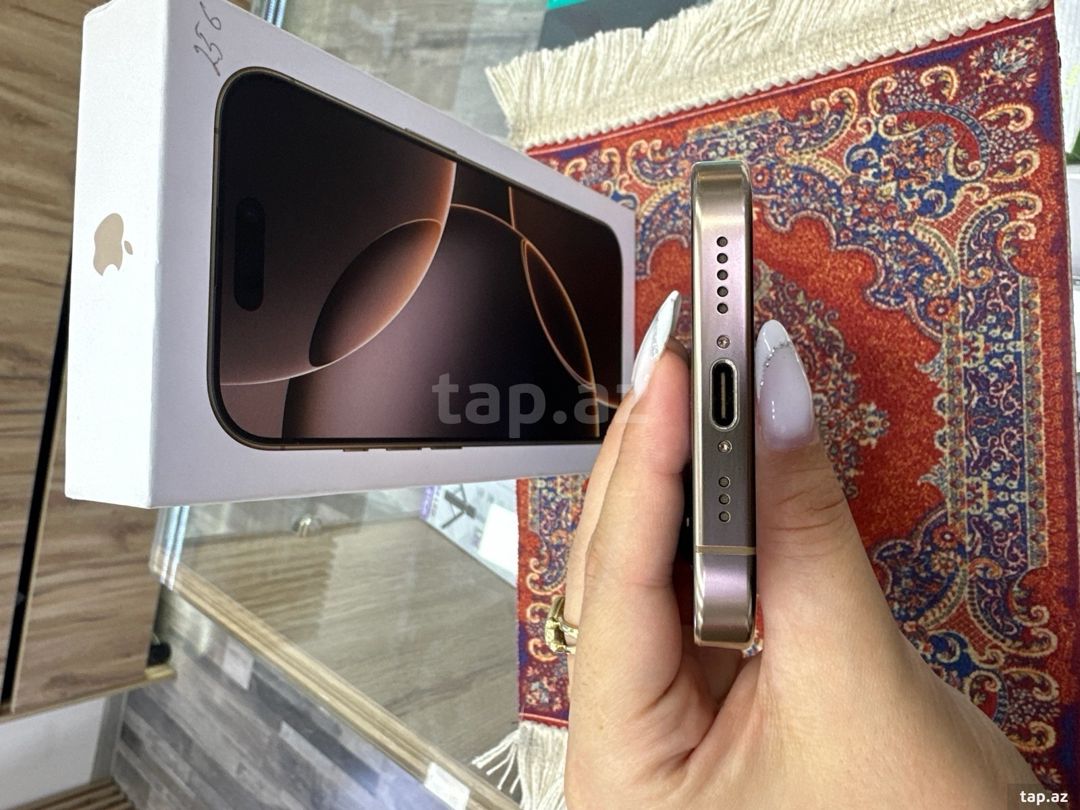Apple iPhone 16 Pro Desert Titanium 256GB/8GB — Telefonlar və qadjetlər, Bakı (4)