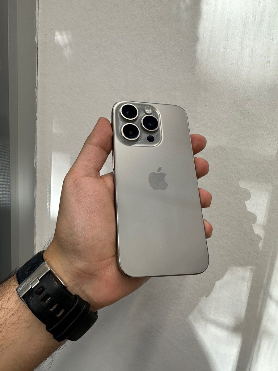 Apple iPhone 15 Pro Natural Titanium 128GB/8GB — Telefonlar və qadjetlər, Bakı