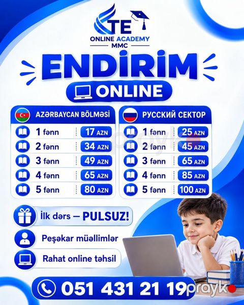Repetitor, Mental arifmetika, Azərbaycan dili, İmtahanlara hazırlıq — Bakı