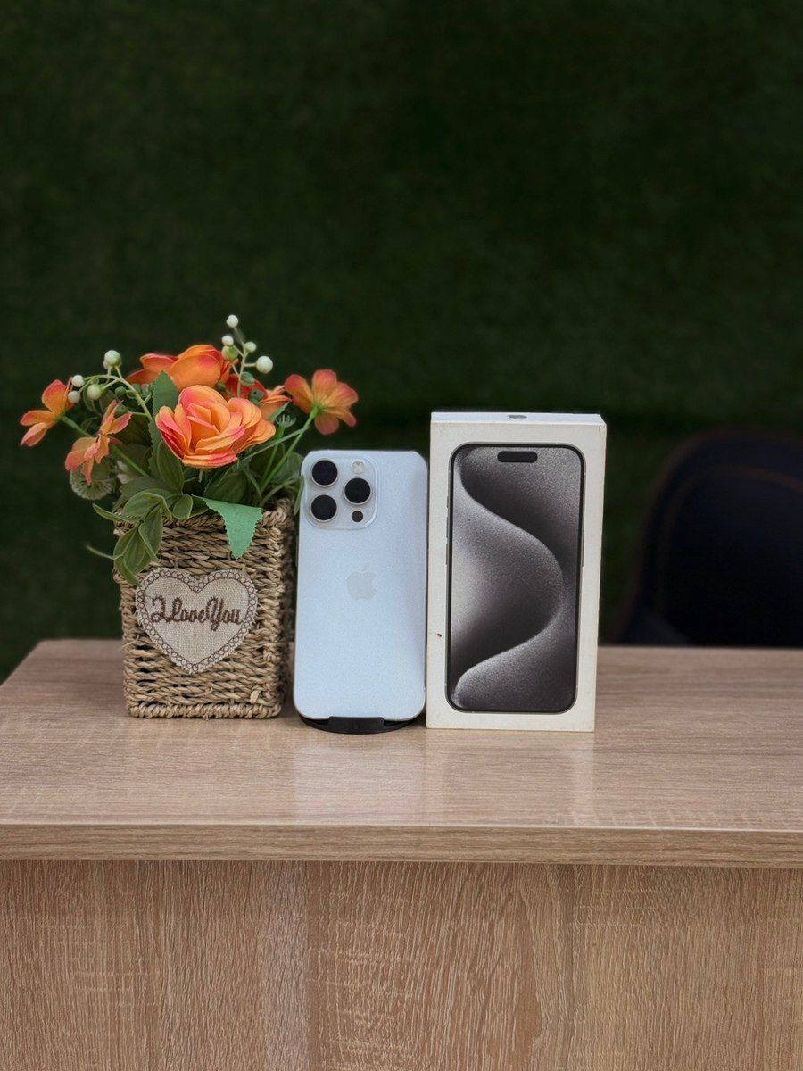 Apple iPhone 15 Pro White Titanium 128GB/8GB — Mallar, Bakı