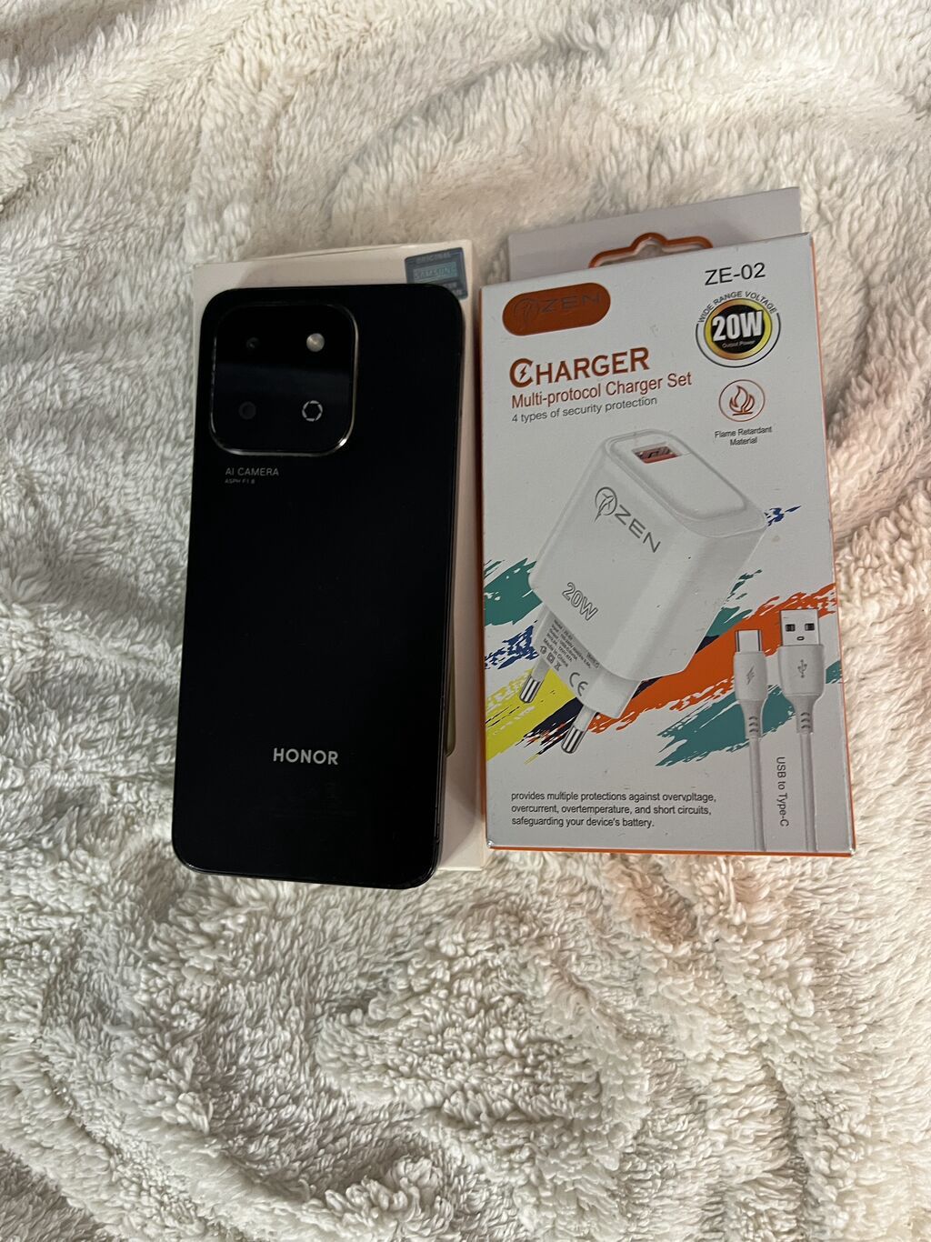 Honor X6b, 256 GB, rəng - Qara, Barmaq izi, Face ID — Honor, Bakı (4)