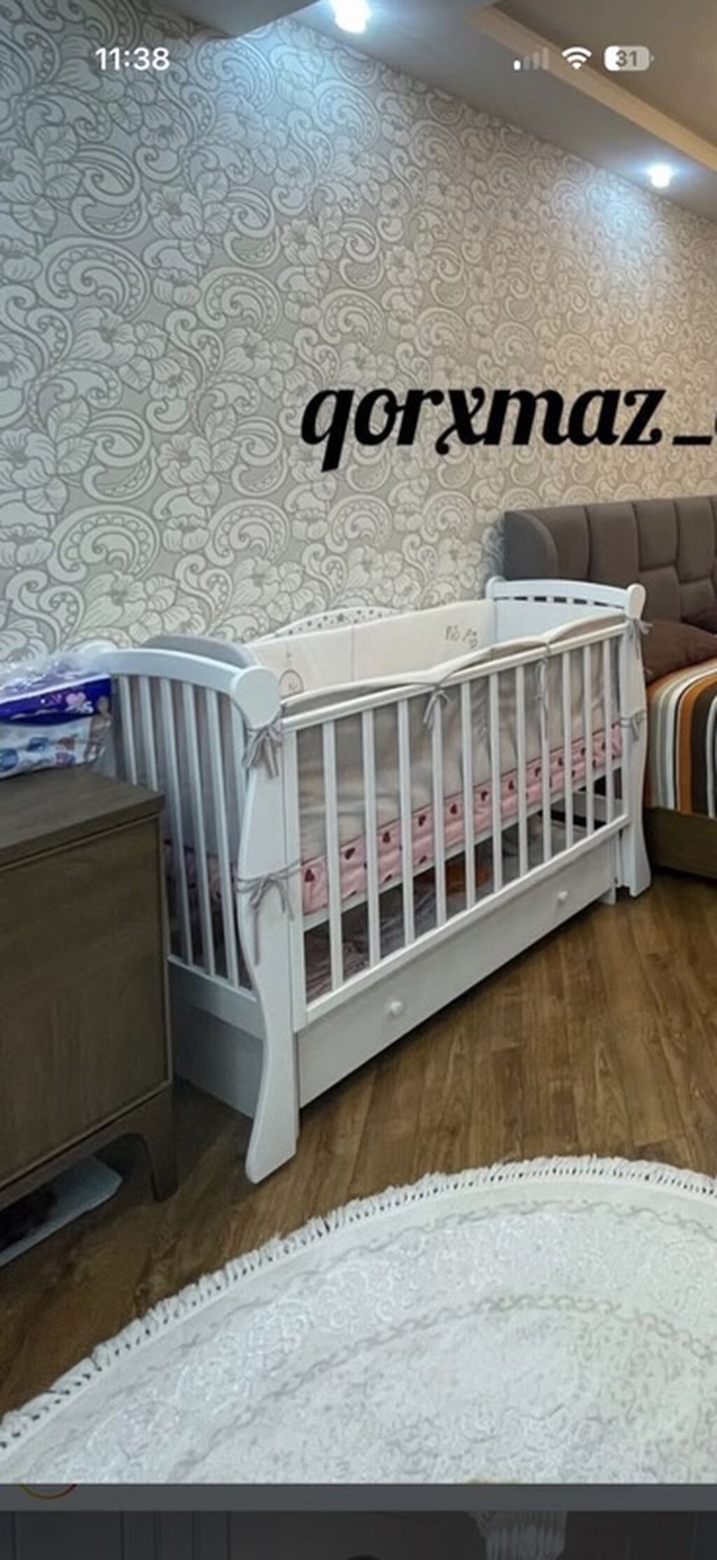 Happy Baby magazasindan alinib. Ustunun perdesi, ortopedik yay ve qış — Mebel, Novxanı