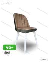 Stul – 40×45 sm - Müasir dizaynlı yemək otağı/ofis stulu - Yumşaq — Furniture
