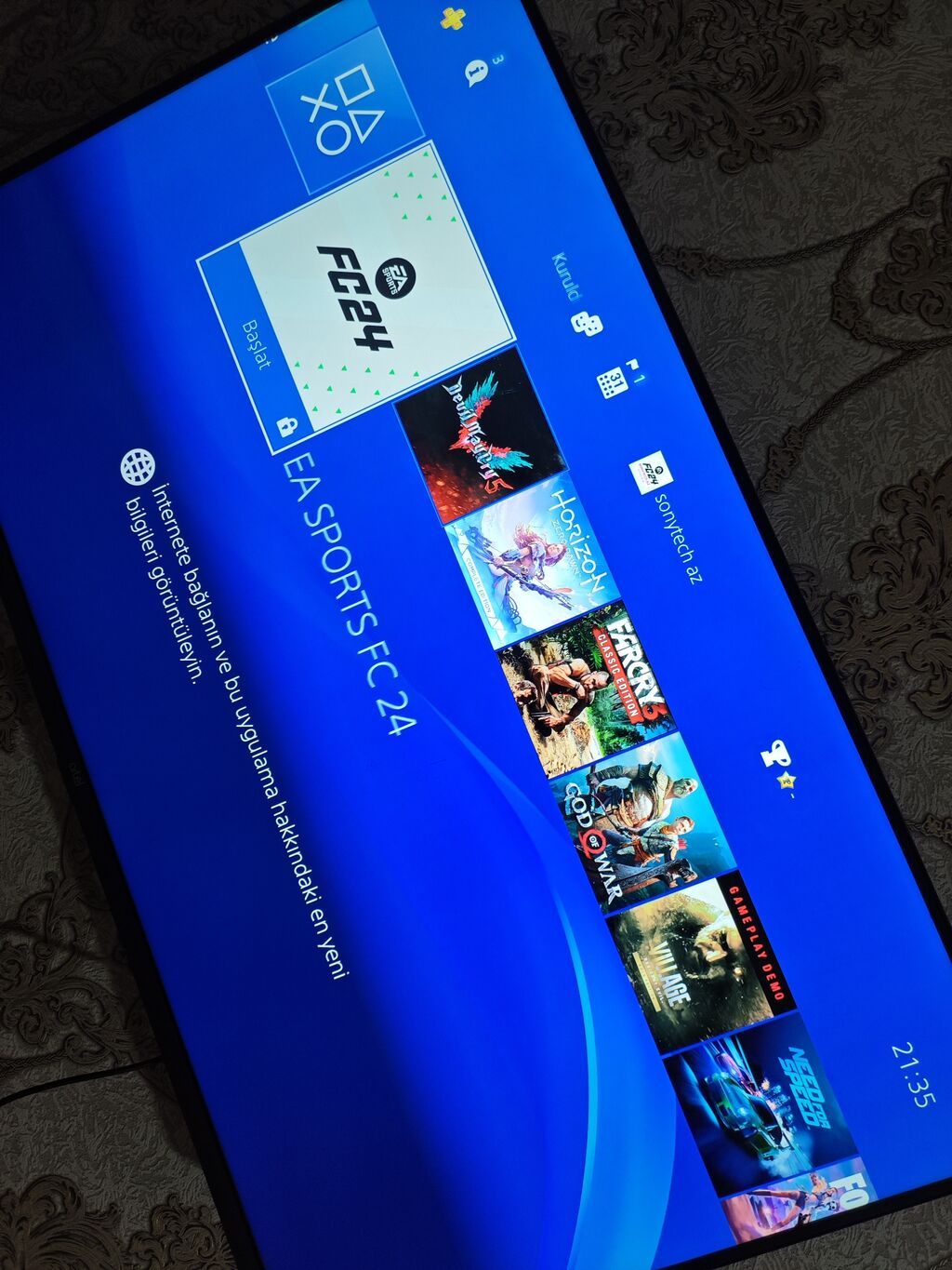 PlayStation 4 Pro oyun konsolu - Model: PS4 Pro (qara rəng) - Yaddaş — Oyun konsolları, Bakı (3)