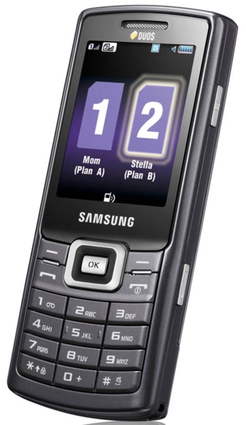 Samsung D980 Duos, < 2 GB Memory Capacity, rəng - Qara, İki sim kartlı
