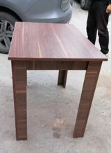 Taxta naxışlı MDF masa, 75x65x95 sm — mebel