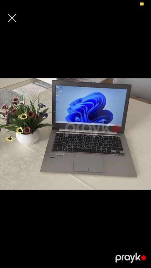 ASUS noutbuk - Model: ASUS (ultrabook seriyası, boz rəng) - Ekran — Naftalan