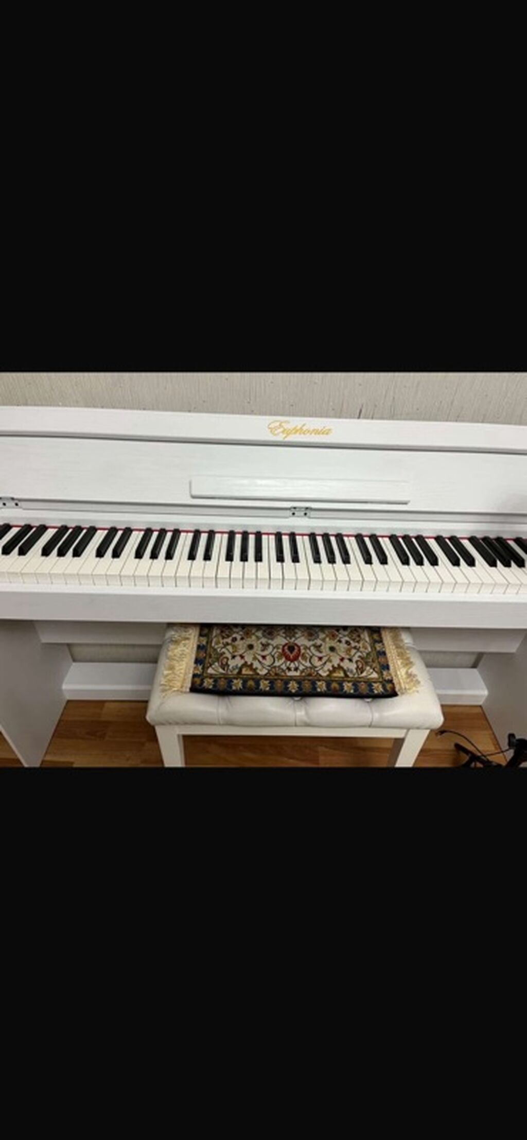 Euphonia rəngli ağ rəqəmsal piano - Tam ölçülü 88 klaviş – klassik — Musiqiə alətləri, Bakı