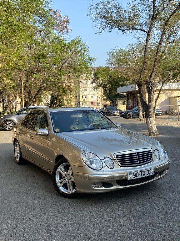 Mercedes E 240, 2.6 L, 2002 il, 300 000 km — Avtomobillər, Sumqayıt (2)