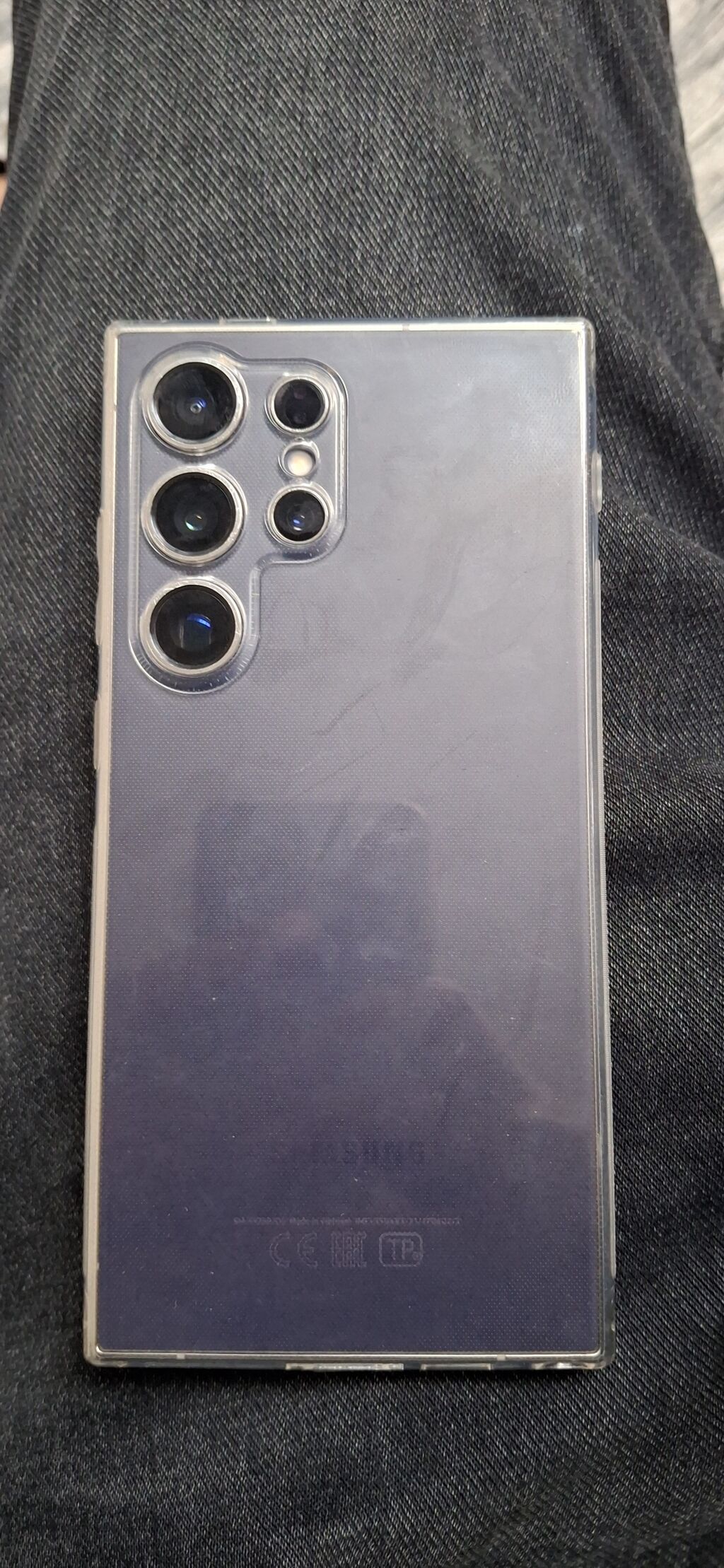 Samsung Galaxy S24 Ultra, 256 GB, rəng - Boz, Düyməli, Barmaq izi, Simsiz şarj