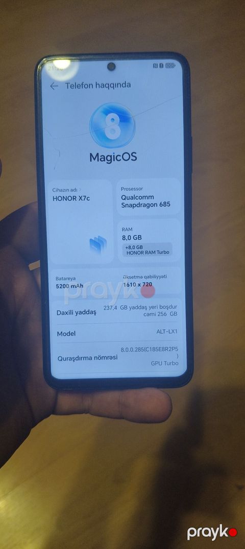 Honor X7c, 256 GB, rəng - Qara, İki sim kartlı — Bakı