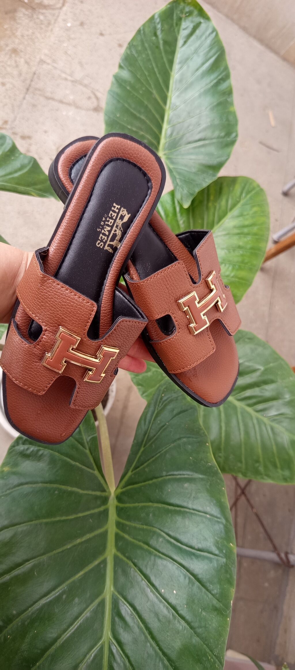 Hermès qadın şlapesi – Oran tərzində hec bir defede geyinlimeyin — Şləpmə, Bakı (2)