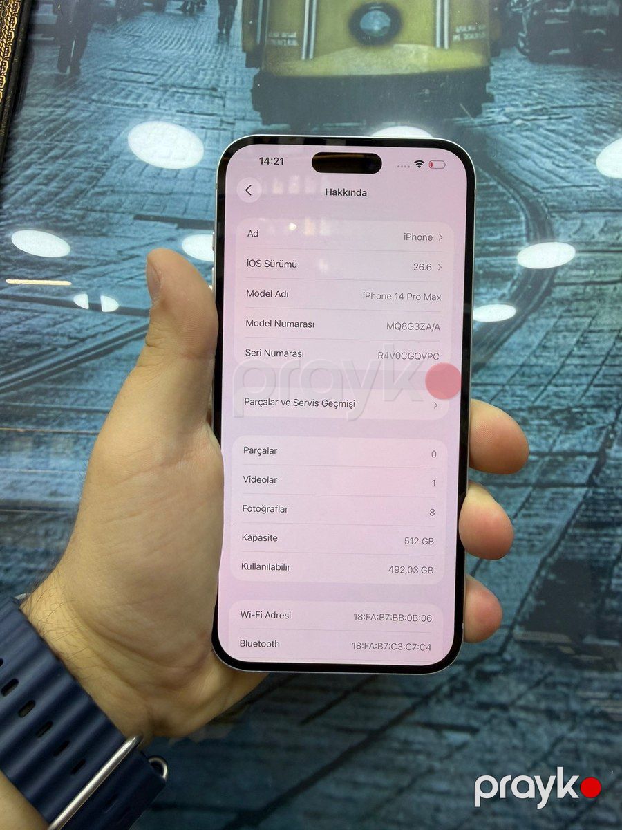 Apple iPhone 14 Pro Max Silver 512GB/6GB — Telefonlar və qadjetlər, Bakı (2)