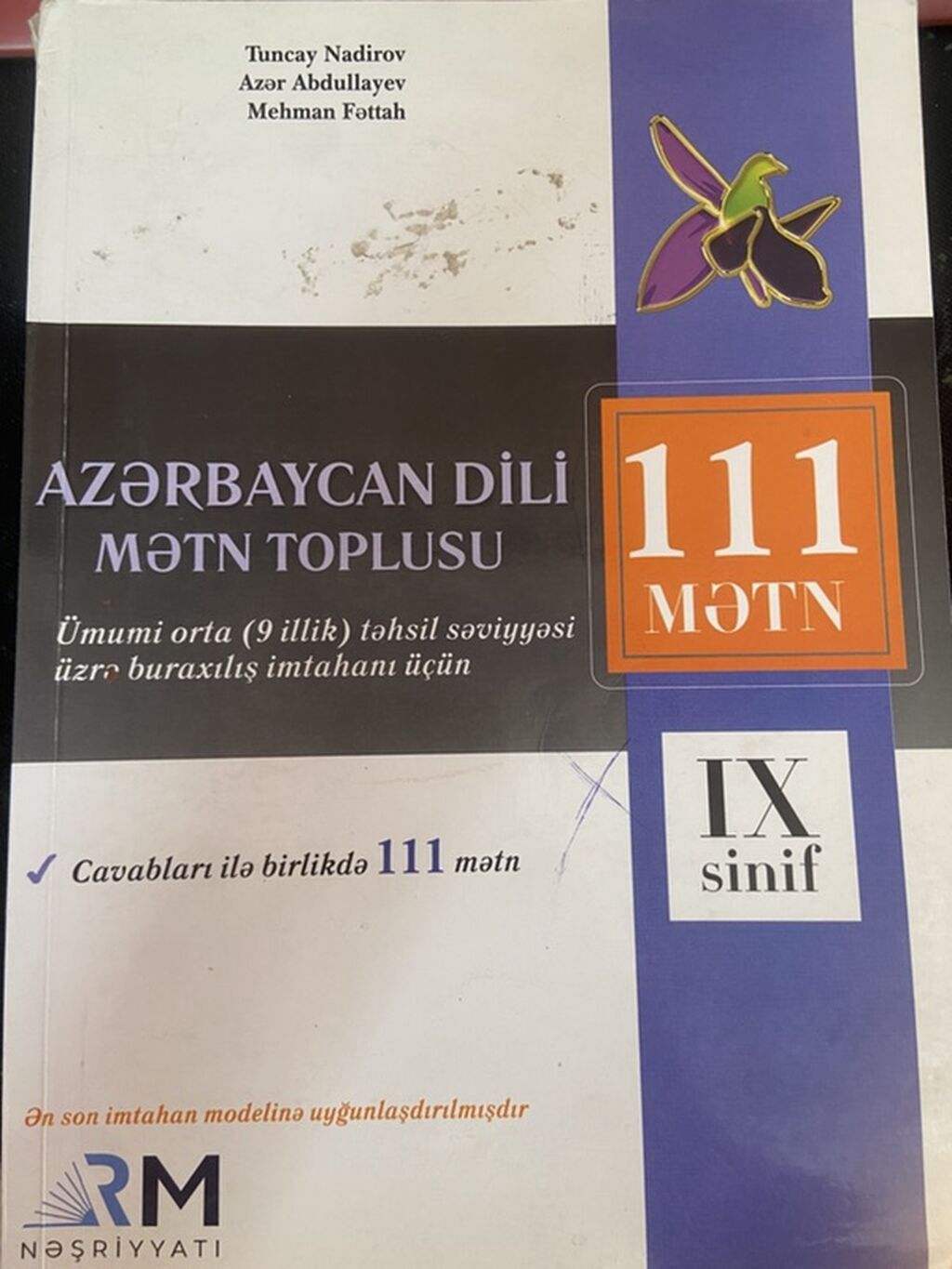 Azərbaycan dili Testlər 9-cu sinif, RM, 2-ci hissə, 2024 il — Kitablar və jurnallar, Masazır (3)