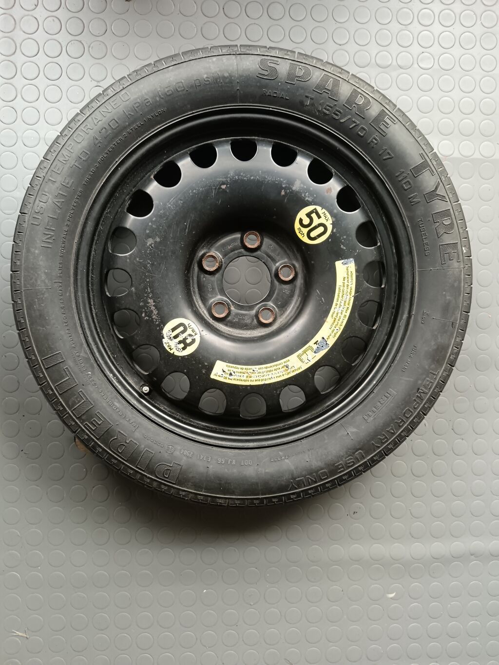 Pirelli “Spare Tyre” ehtiyat təkər və polad disk komplekti. W211 — Avto, Bakı