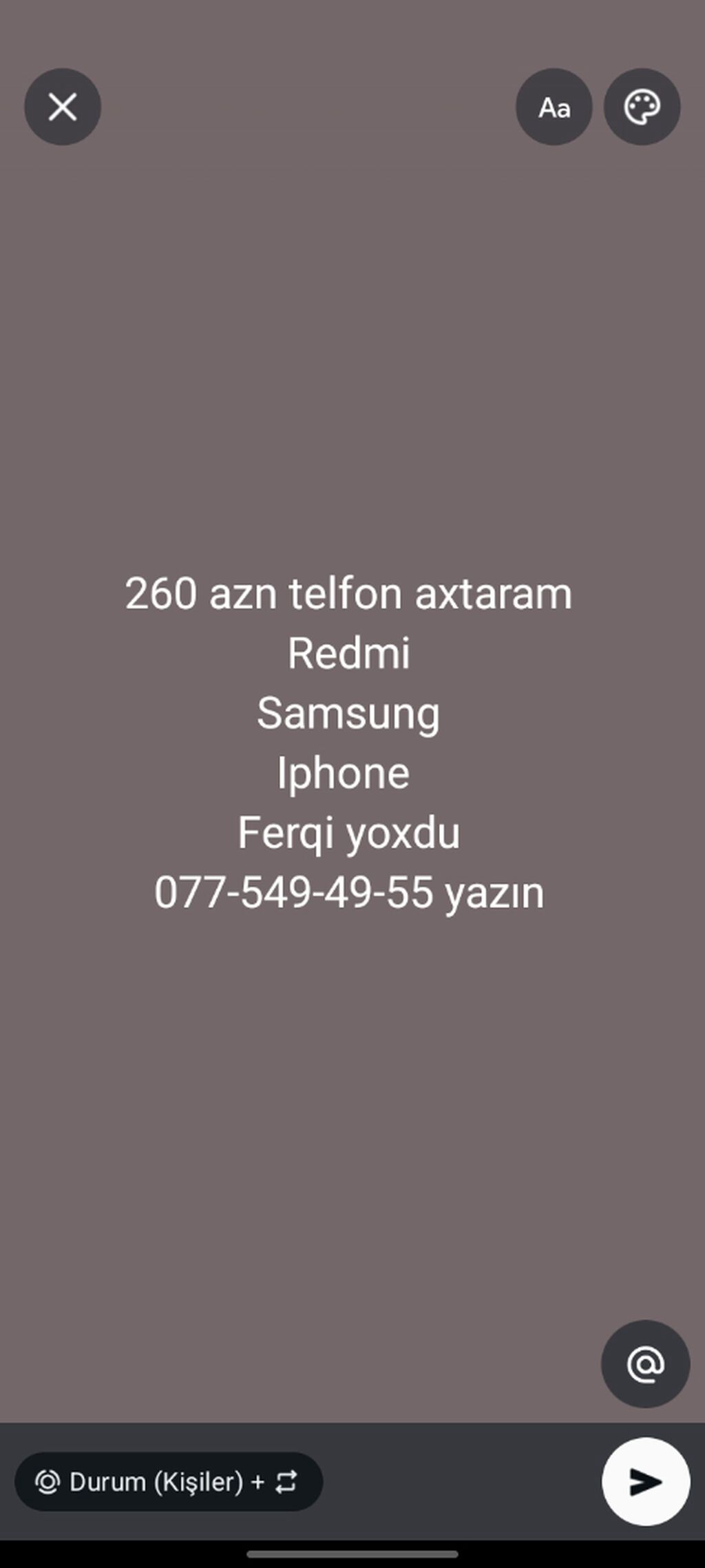 Xidmət: 260 AZN büdcə ilə telefon axtarışı Axtarılan brendlər: - — Elektronika, Biləsuvar