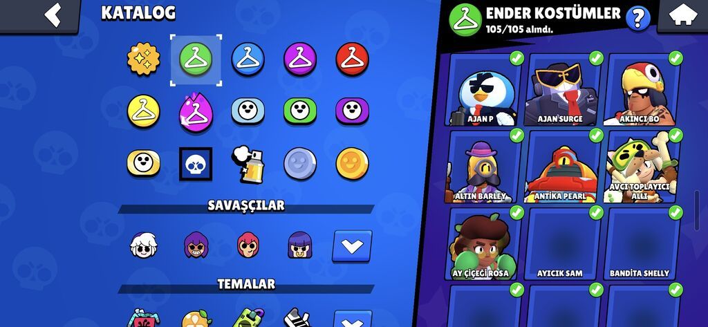 Brawl Stars hesabı – tam kolleksiya, yüksək kuboklar və zəngin — Aksesuarlar, Bakı (4)