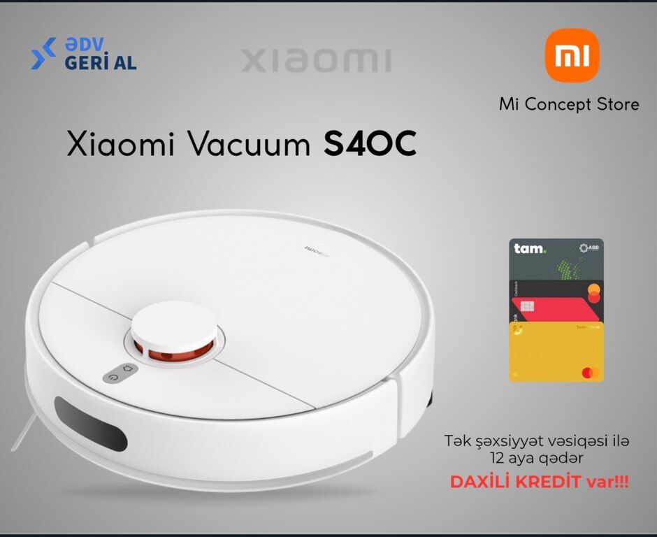 Robot tozsoran "Xiaomi Vacuum S40C" — Mallar, Bakı