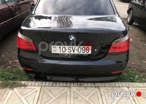 BMW 5 Series (E60) sedan – qara rəng Xüsusiyyətlər: nömre satlr -