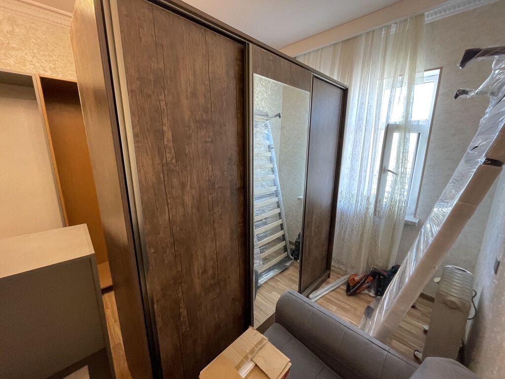 İşlənmiş, 3 qapılı, Güzgülü, Qəhvəyi, Taxta, Kupe, Düz dolab — Mebel, Bakı (3)