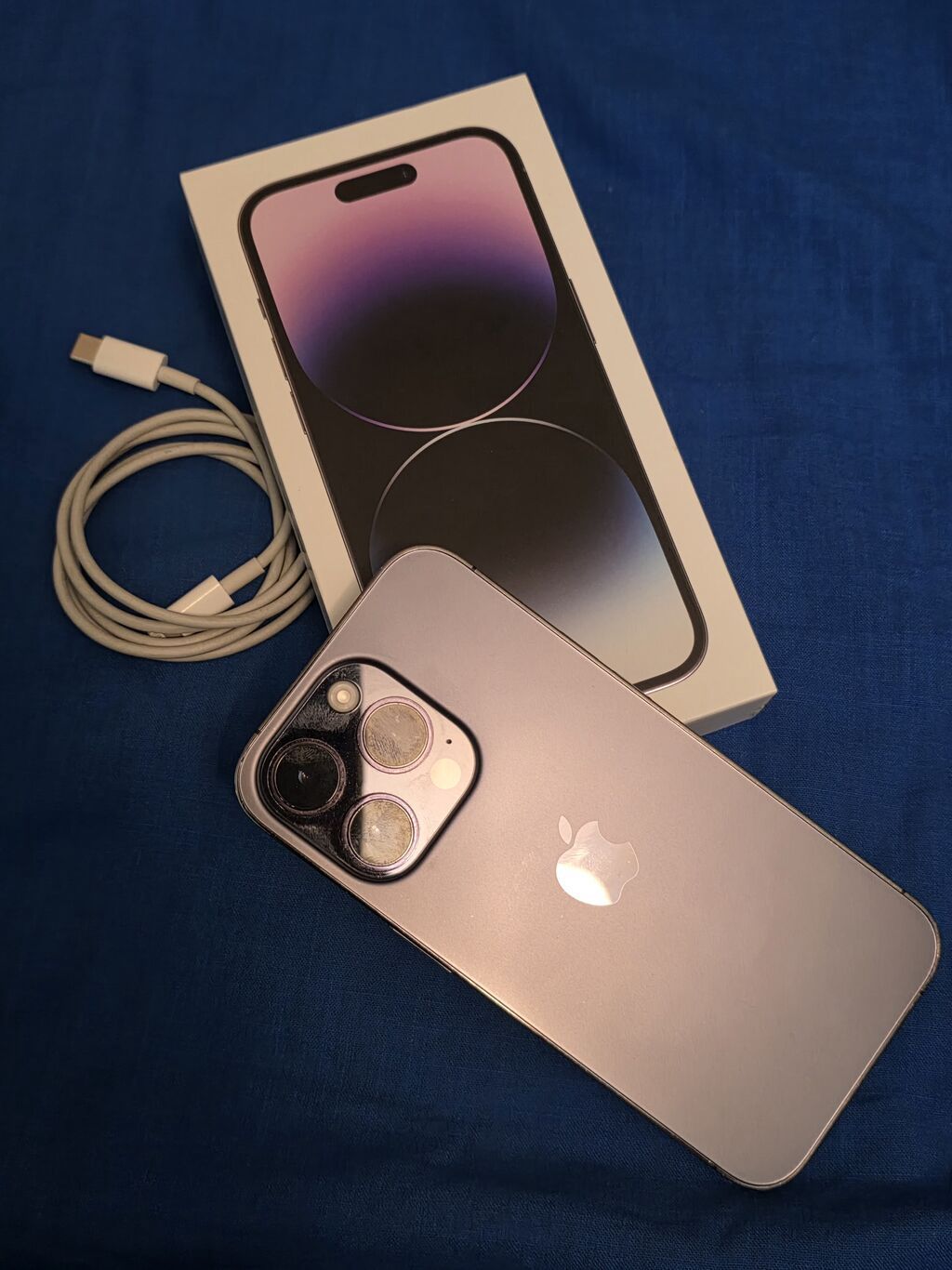 IPhone 14 Pro, 128 GB, Deep Purple, Simsiz şarj, Face ID — Apple iPhone, Digah (5)