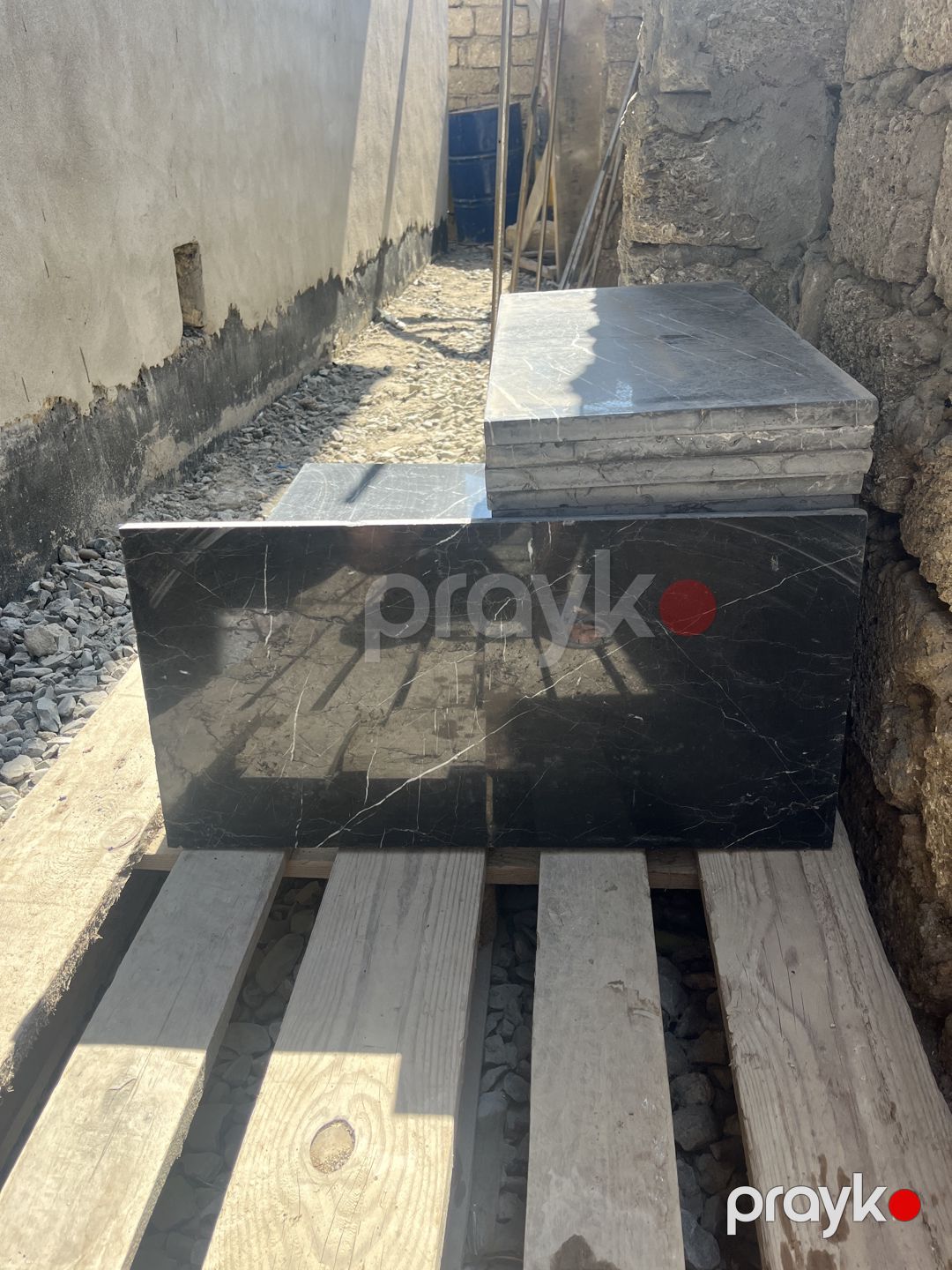 Təbii qara mərmər plitə (60×30 sm, 18 mm) — Plitka və örtü materialları, Bakı (4)