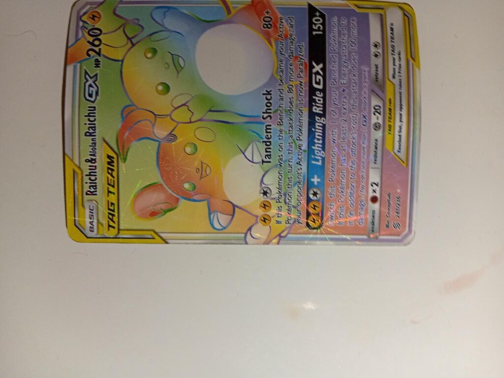 Raichu & Alolan Raichu-GX (221/236) real alıcıya endirim olacaq — Mallar, Xırdalan (2)