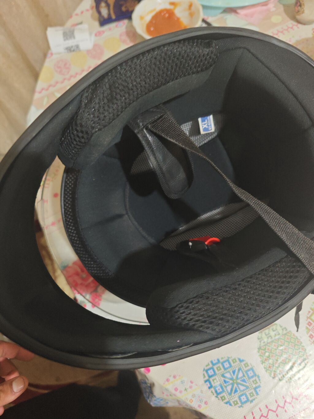 Tam üzlü motosiklet dəbilqəsi XL - mat qara — Motosiklet geyimi, Bakı (3)