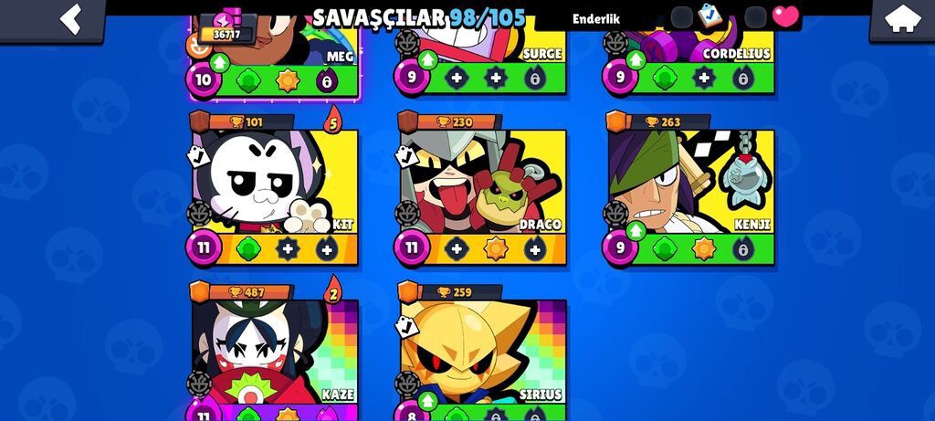 Brawl Stars oyunu üçün yüksək səviyyəli hesab Xüsusiyyətlər: - — Satış, Bakı (4)