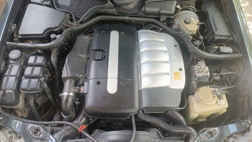 Mercedes E 270, 2.7 L, 1999 il, 444 440 km — Avtomobillər, Neftçala (12)