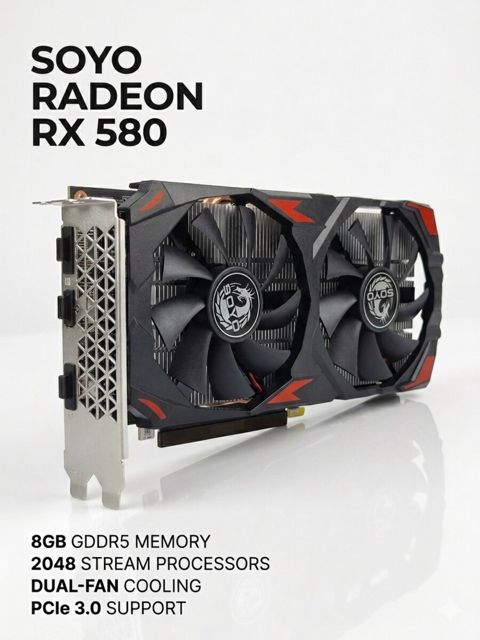 AMD Radeon RX 580 SOYO 8GB (2048SP)