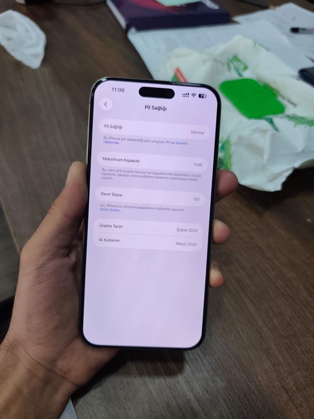 IPhone 15 Pro Max, 256 GB, Natural Titanium, Face ID — Apple iPhone, Bakı (2)