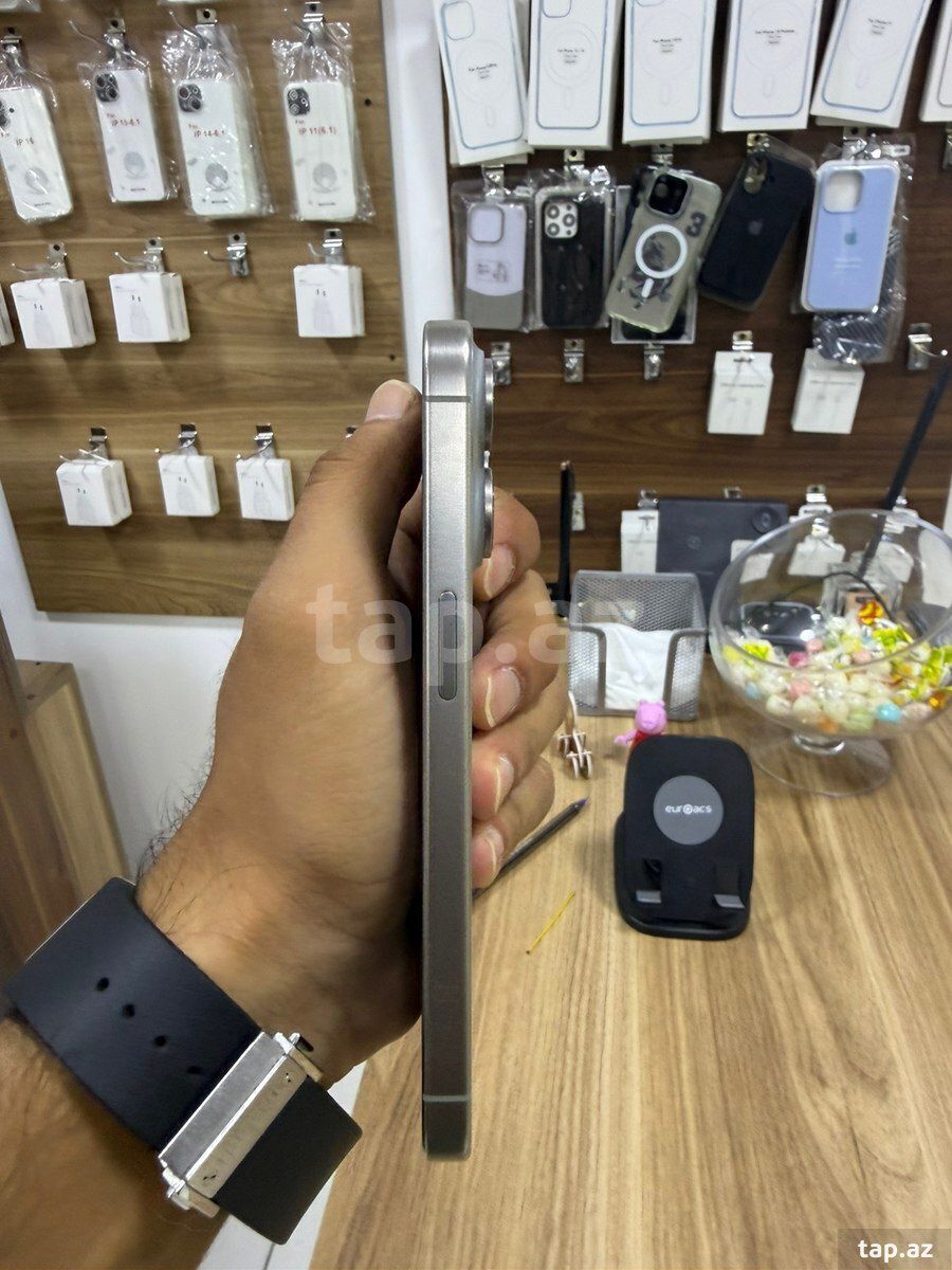 Apple iPhone 15 Pro Natural Titanium 128GB/8GB — Telefonlar və qadjetlər, Bakı (4)