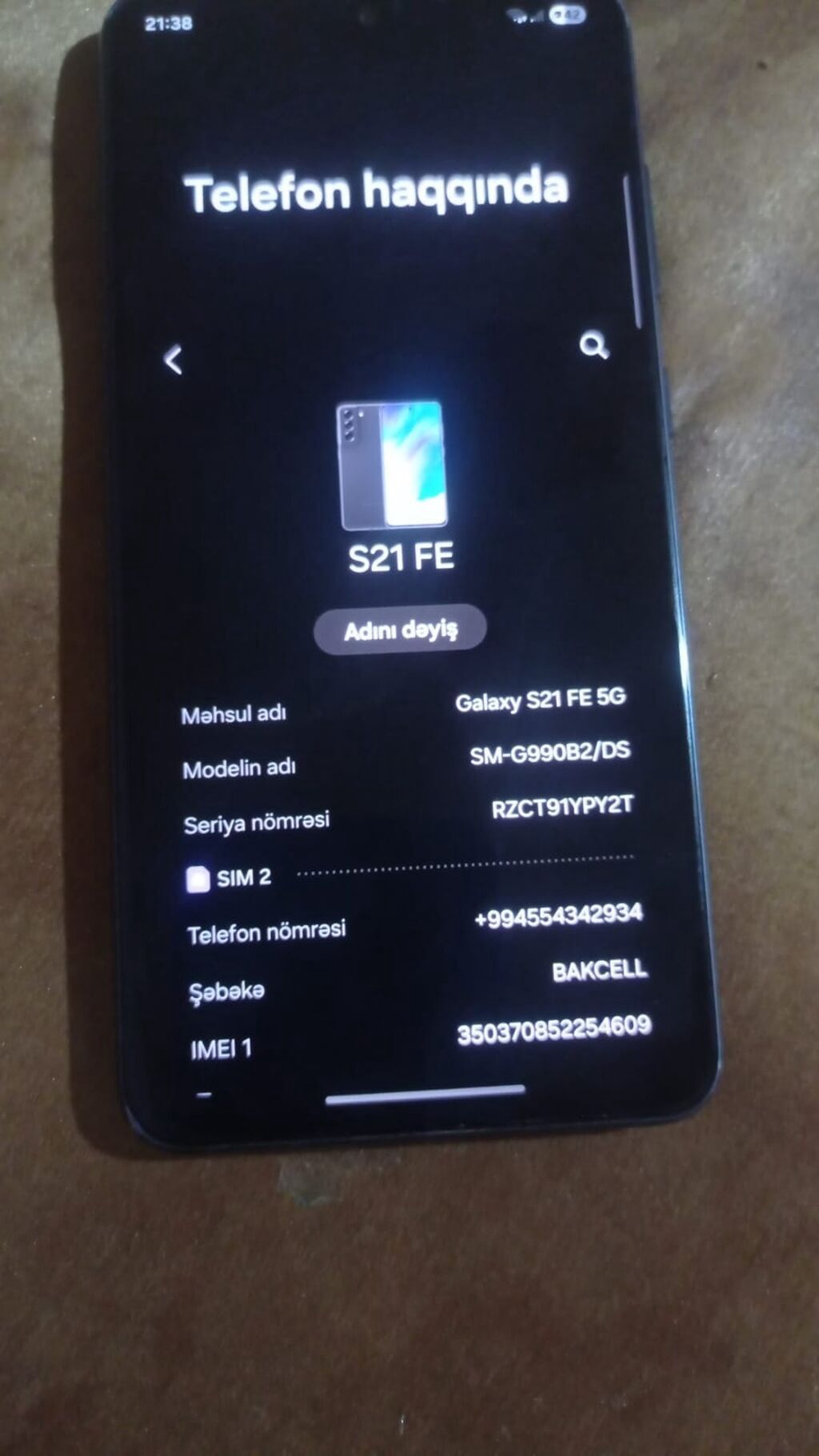 Samsung Galaxy S21 FE, rəng - Qara, İki sim kartlı — Samsung, Bakı (2)