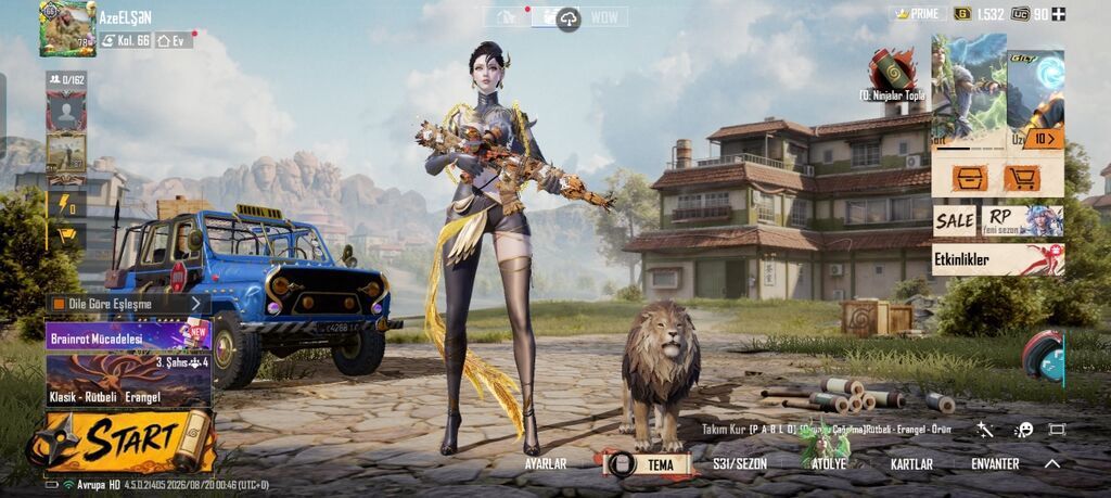 PUBG Mobile hesabı – zəngin inventar və nadir kosmetikalar - Server — Digər, Bakı